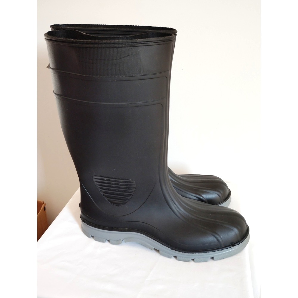 NWT Tingley Poultry Tuff ST Men's 15 Black Waterproof Safety Work Boots 70651‑15